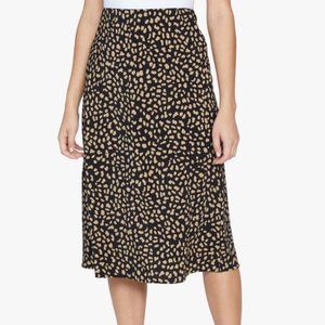 NWT Sanctuary Minimalist Everyday Printed Midi Skirt